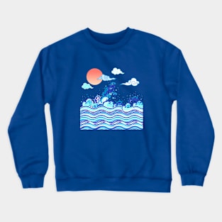 waves Crewneck Sweatshirt